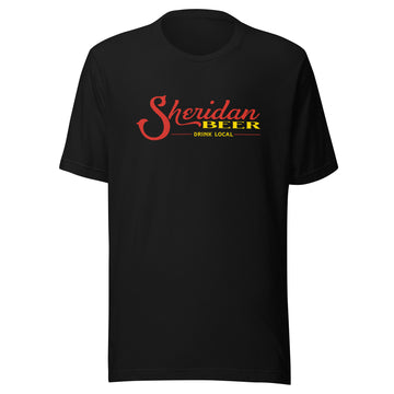 Sheridan Beer Drink Local - Unisex t-shirt