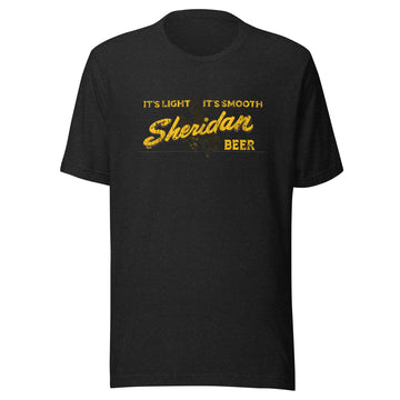 Sheridan Beer Roughed Yellow/Brown - Unisex t-shirt