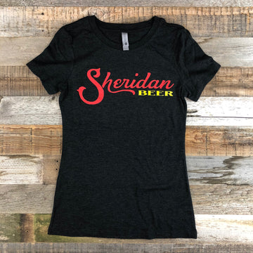 Women's Sheridan Beer Tee - Vintage Black/Red