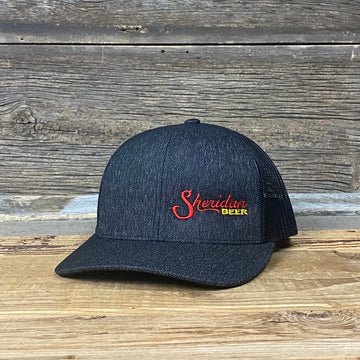 SB Co. Trucker Hat - Heather Black/Black